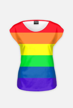 Koszulka damska Fullprint - LGBT Flaga