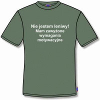 Nie jestem leniwy!