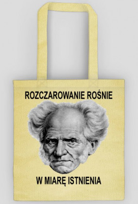 Torba zakupowa Schopenhauer "Rozczarowanie rośnie"