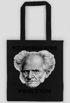 Torba zakupowa Schopenhauer "Rozczarowanie rośnie"