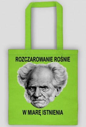 Torba zakupowa Schopenhauer "Rozczarowanie rośnie"