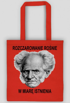 Torba zakupowa Schopenhauer "Rozczarowanie rośnie"