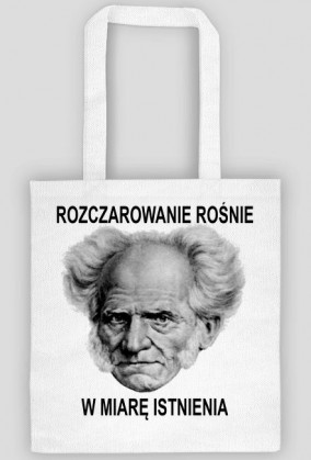 Torba zakupowa Schopenhauer "Rozczarowanie rośnie"