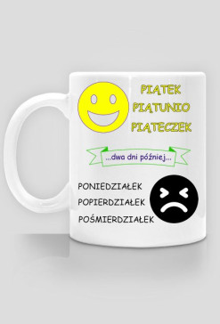 Kubek piatek piateczek M330