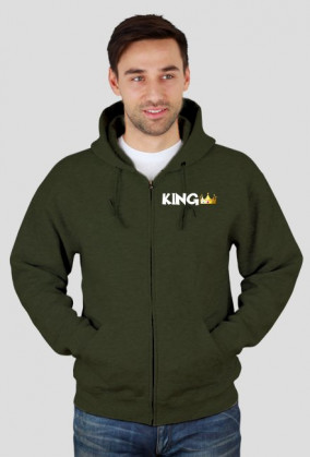 Bluza z napisem king