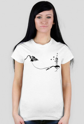 Kkoszulka damska "Kocham góry"