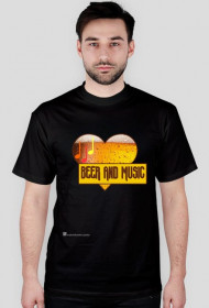 Piwo Beer Music 8 B - koszulka męska