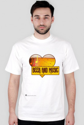 Piwo Beer Music 8 - koszulka męska