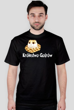 Koszulka "Królestwo Gofrów" Czarna