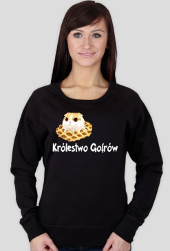 Bluza "Królestwo Gofrów" Czarna