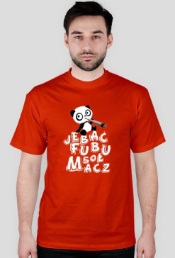 Koszulka t-shirt "Jebać FuBu" Kolor Czerwona