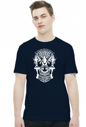 Koszulka z czaszką militarną