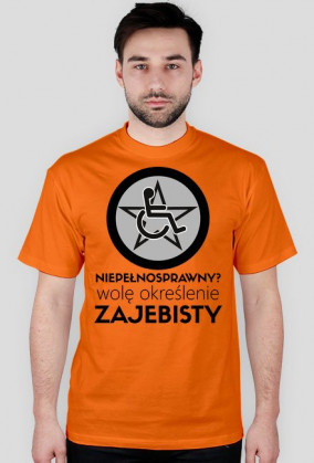 Koszulka męska - Niepełnosprawny?