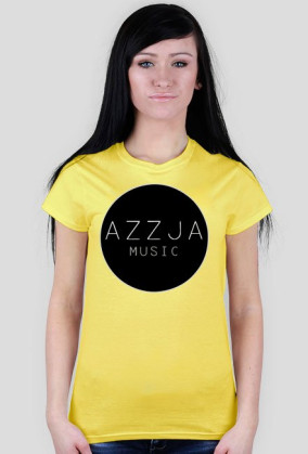 Logo Azzja Music Koszulka Damska