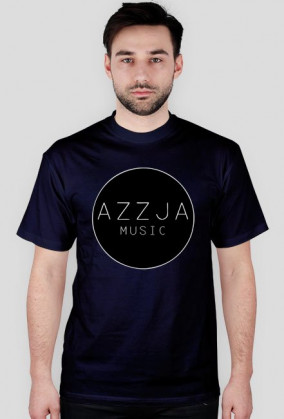 Logo Azzja Music Koszulka Męska