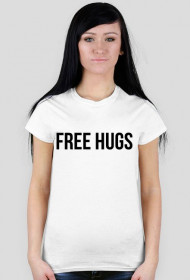 Koszulka z napisem "FREE HUGS"