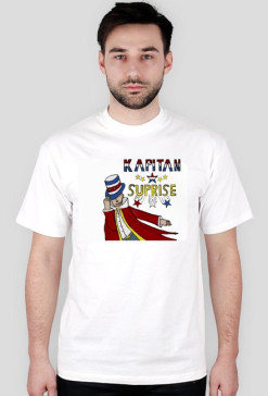 Koszulka "Kapitan Suprise" [Biała]