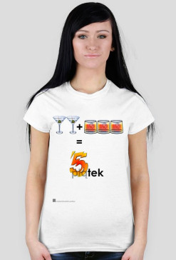 Piątek Piątunio Drink 20 - koszulka damska