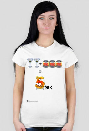 Piątek Piątunio Drink 20 - koszulka damska