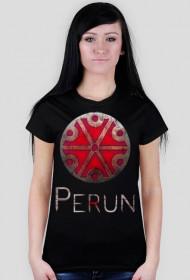 Perun steel shield t-shirt women