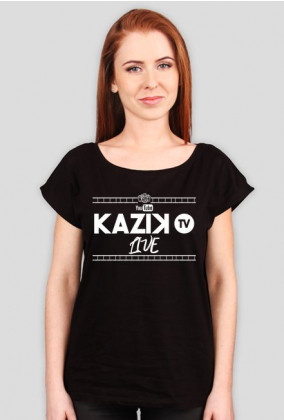Koszulka damska LIVE Kazik.TV