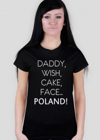 Koszulka CAKE POLAND czarna
