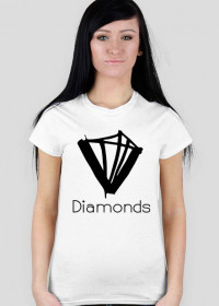 Koszulka DIAMONDS biała