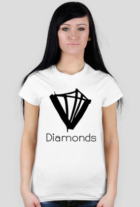 Koszulka DIAMONDS biała