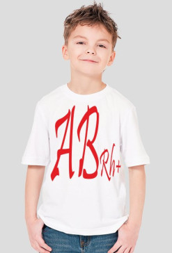 AB+ - t-shirt chłopiec