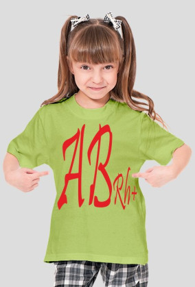 AB+ - t-shirt dziewczynka
