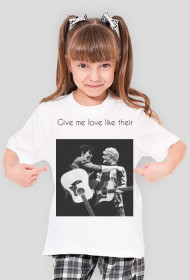 Ed Sheeran i Shawn Mendes ,,Give me love''  Koszulka dla dzieci