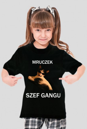 Mruczek Szef Gangu (T-shirt dziecięcy)