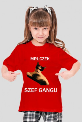 Mruczek Szef Gangu (T-shirt dziecięcy)