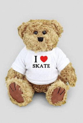 Miś I love skate