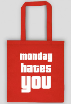 Torba na ramię Monday Hates You