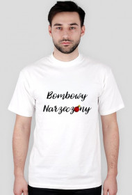 Koszulka Bombowy narzeczony biała