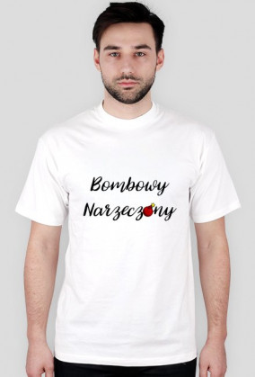 Koszulka Bombowy narzeczony biała