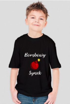 Koszulka Bombowy synek czarna