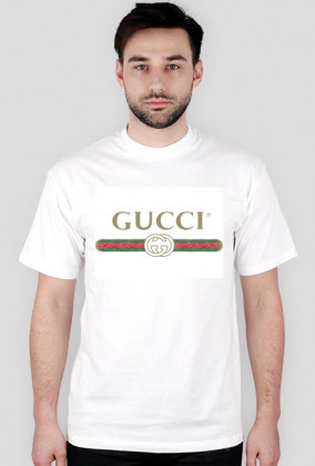 GUCCI T-SHIRT Z NADRUKIEM