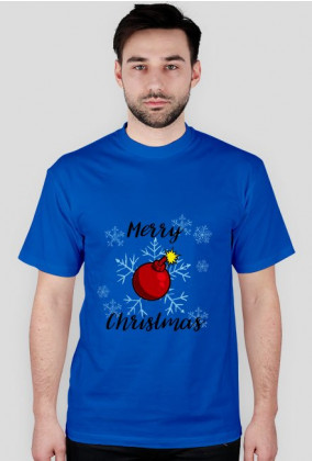 Koszulka Merry Christmas Bombka