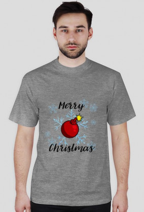 Koszulka Merry Christmas Bombka