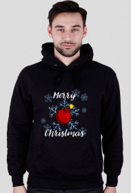 Bluza Merry Christmas Bombka czarny, niebieski