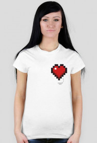 Koszulka gracza Prawdziwe serce biała