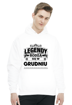 Bluza z kapturem legendy rodza sie w grudniu
