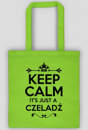 KEEP CALM IT'S JUST A CZELADŹ