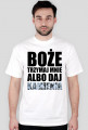 BOŻE TRZYMAJ MNIE czarny napis