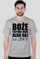 BOŻE TRZYMAJ MNIE czarny napis