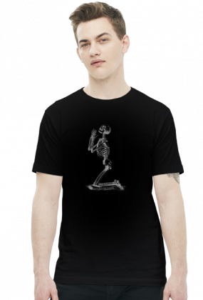 Praying skeleton - koszulka męska :: Totentanz