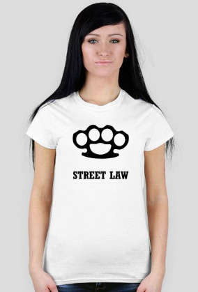 T-shirt damski "Street Law"