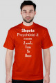 Men's short-sleeved T-shirt with text 1